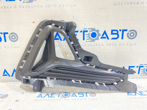 Обрамление птф правое Hyundai Sonata 18-19 под галоген, черный глянец
