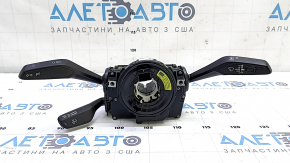 Подрулевой переключатель гитара в сборе Audi A4 B9 17-25 с шлейфом, с dynamic steering, потерт