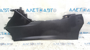 Ornamente console centrale stânga Toyota Venza 21-24 negru, plastic alb, pentru curățare chimică