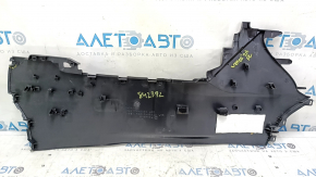 Ornamente console centrale stânga Toyota Venza 21-24 negru, plastic alb, pentru curățare chimică