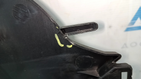 Ornamente console centrale stânga Toyota Venza 21-24 negru, plastic alb, pentru curățare chimică