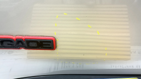 Дверь в сборе передняя левая Jeep Renegade 15-23 keyless, Trailhawk, серебро PSN, вмятина, потрескан уплотнитель
