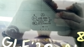 Форточка глухое стекло задняя левая Mercedes W167 GLE 350 450 20-26 тонировка, порезан уплотнитель