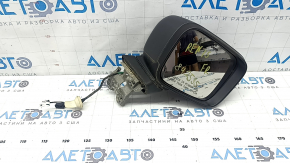Зеркало боковое правое в сборе Jeep Renegade 15-20 7+2 пинов, поворотник, подогрев, структура, выгорела накладка