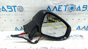Oglindă laterală dreapta completă Toyota Venza 21-24 12 pini, semnalizare, încălzire, BSM, iluminare din spate, grafit, nisip, zgârieturi