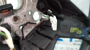 Руль голый Volkswagen ID.4 21-22 кожа черная с подогревом, без кнопок и рамки, царапины