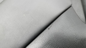 Ornamente ușă spate stânga Jeep Renegade 15-22 TRH negre cu inserție neagră, cotiera din piele neagră, capac difuzor roșu, cu mâner, zgârieturi