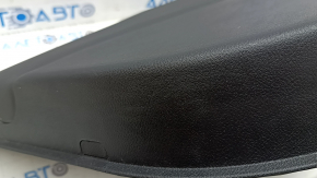 Ornamente ușă față stânga Jeep Renegade 15-19 TRH neagră, piele, cotiera piele neagră, cu mâner și strat protector, zgârieturi