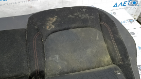 Подушка заднего ряда сидений 2 ряд Jeep Renegade 15-20 ткань черная, Trailhawk, красная строчка, под химчистку