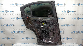 Дверь в сборе задняя левая Alfa Romeo Stelvio 18-25 тонировка, черный PXL, надорван уплотнитель