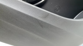 Ornamente ușă spate dreapta Alfa Romeo Stelvio 18-25 negru cu piele roșie, cu inserție din lemn, cu mâner, zgârieturi