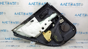 Ornamente ușă spate dreapta Toyota Venza 21-22 LE, piele XLE maro cu gri, gri închis, cu mâner, cu buton, piele zgâriată, piele îndoită