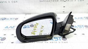 Зеркало боковое левое в сборе Jeep Cherokee KL 14-23 7+7 пинов, BSM, подогрев, подсветка, поворотник, графит