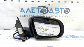 Oglindă laterală dreapta completă Jeep Cherokee KL 14-23 7+7 pini, BSM, încălzită, iluminare spate, semnalizare, grafit