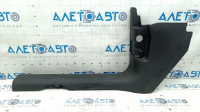Ornamente prag interior față stânga Audi Q5 80A 18-24 negru, zgârieturi