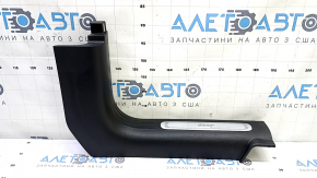 Ornamente prag ușă față dreapta Jeep Cherokee KL 16-22 negru cu crom, zgârieturi, uzură