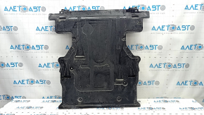 Protecție motor față Mercedes W167 GLE 350 450 20-24 asamblată 2 părți, elemente de fixare rupte, crăpături