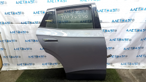 Дверь в сборе задняя правая Volkswagen ID.4 21-22 серый LA7C, крашена, мусор под краской, полезла краска, тычка изнутри