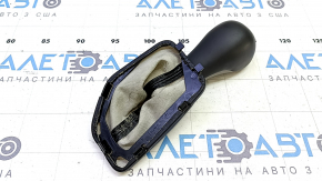 Ручка КПП Jeep Cherokee KL 19-21 черная, кожа, потерта