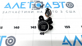 Кнопка start/stop Alfa Romeo Stelvio 18-25 черная, облезло покрытие
