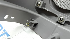 Ornament stâlp spate stânga sus Alfa Romeo Stelvio 18-22 gri închis, suport rupt, zgârieturi