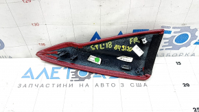 Ornamente laterale consolă centrală dreapta sus Alfa Romeo Stelvio 18-21 piele roșie