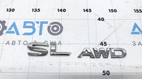 Эмблема надпись SL AWD двери багажника Nissan Rogue Sport 17-22