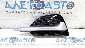 Решетка переднего бампера левая Nissan Rogue Sport 20-22 с молдингом, SL