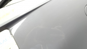 Бампер передний голый Volkswagen ID.4 21-22 с рамой, серый LA7C, крашен, царапина, сколы, отверстия от саморезов