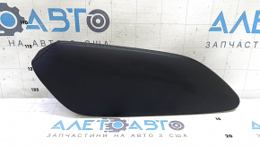 Накладка центральной консоли боковая левая Nissan Rogue Sport 19-22 верхняя, кожа, черная, без консоли