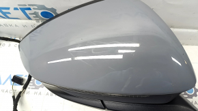 Зеркало боковое правое в сборе Volkswagen ID.4 21-22 12+2 пина, поворотник, подсветка, подогрев, BSM, серый LA7C, царапины