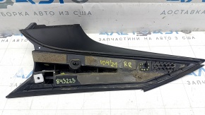 Спойлер двери багажника правый Volkswagen ID.4 21-22 глянец черный, царапины, сломано крепление