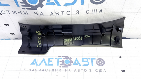 Ornamente prag spate stânga Nissan Rogue Sport 17-22 negru, zgârieturi