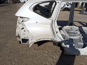 Четверть крыло задняя правая Honda CRV 17-22 на кузове, белая, тычки, не заводское отверстие