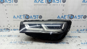 Фара передняя левая в сборе Audi Q5 80A 18-20 LED, трещины на стекле