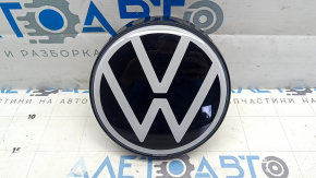 Эмблема решетки радиатора grill Volkswagen ID.4 21-22 с подсветкой, песок, сломаны крепления