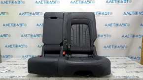 Scaune spate, rândul 2, Audi Q5 80A 18-20, piele neagră, Standard, cu cotieră, cu centură, zgârieturi, încălzire