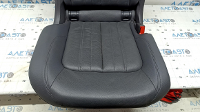 Scaune spate, rândul 2, dreapta, Audi Q5 80A 18-20, piele neagră, Standard, lovită, zgârietură pe plastic, fără tetieră