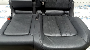Scaune spate, rândul 2, Audi Q5 80A 18-20, piele neagră, Standard, cu cotieră, cu centură, zgârieturi, încălzire