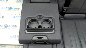 Scaune spate, rândul 2, Audi Q5 80A 18-20, piele neagră, Standard, cu cotieră, cu centură, zgârieturi, încălzire