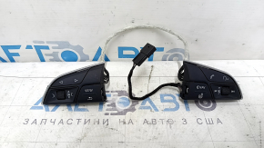 Кнопки управления на руле в сборе Audi Q5 80A 18-20 под подогрев руля, сломаны крепления