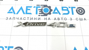 Эмблема надпись Xdrive 40e двери передняя левая BMW X5 F15 16-18 plug-in