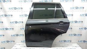 Дверь в сборе задняя левая BMW X5 F15 14-18 тонировка, keyless, графит A90, вмятина