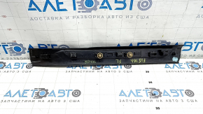 Накладка порога передняя левая BMW X5 F15 14-18 черная с хром вставкой, тип 2, царапины, коррозия, вмятина
