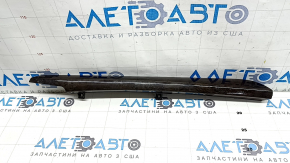Ornamente laterale consolă centrală stânga BMW X5 F15 14-18 lemn de plop, zgârieturi