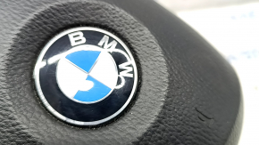 Подушка безопасности airbag в руль водительская BMW X5 F15 14-18 черная Sport, вмятины