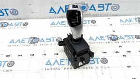 Шифтер КПП с ручкой BMW X5 F15 14-18 кожа черная с хром, царапины