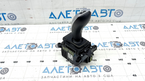 Шифтер КПП с ручкой BMW X5 F15 14-18 кожа черная с хром, царапины