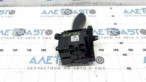 Шифтер КПП с ручкой BMW X5 F15 14-18 кожа черная с хром, царапины