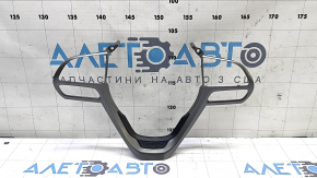 Накладка руля Jeep Cherokee KL 19-23 темно-серая, 2 части, трещина в креплении